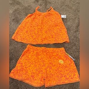 Two piece shorts and tank top